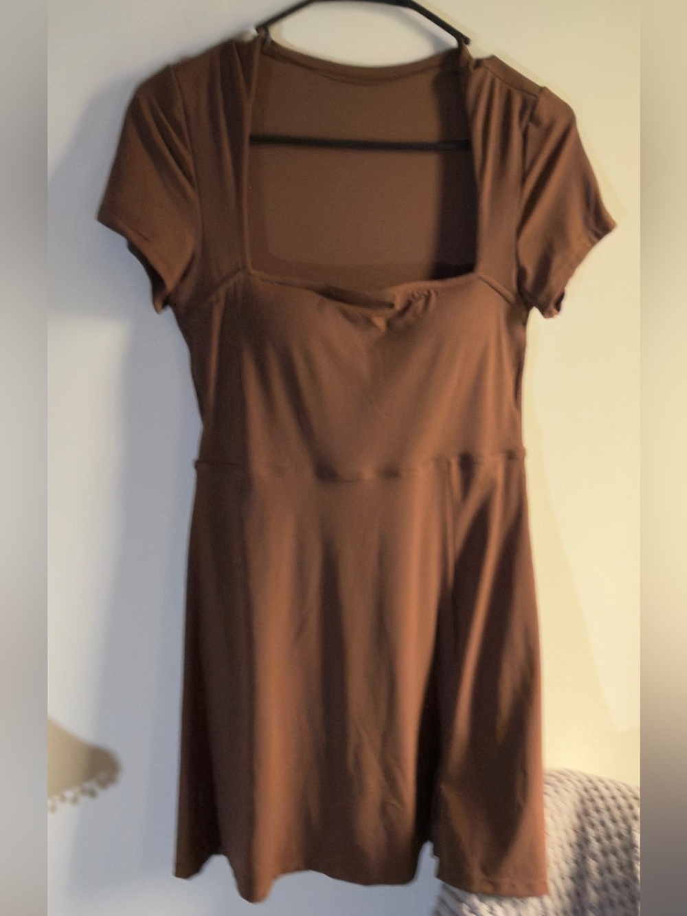 🌺5/$35🌺 Classic Brown Short Sleeve Women’s Dress with Shorts